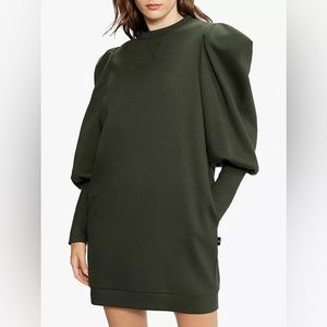 Worn once Ted Baker puff sleeve sweater dress
